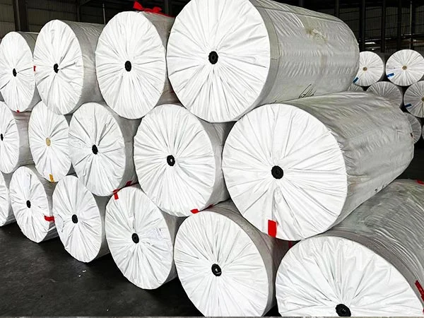 raw base paper rolls for decor paper production