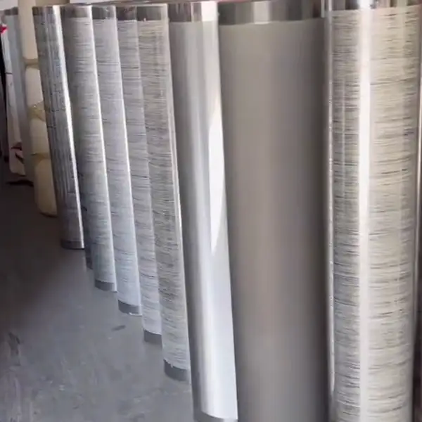 Cylinder set for PVC designs printing